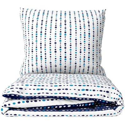 Flanelové ložní povlečení Ledové puntíky