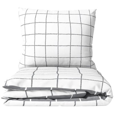 Flanelové ložní povlečení Kostka City