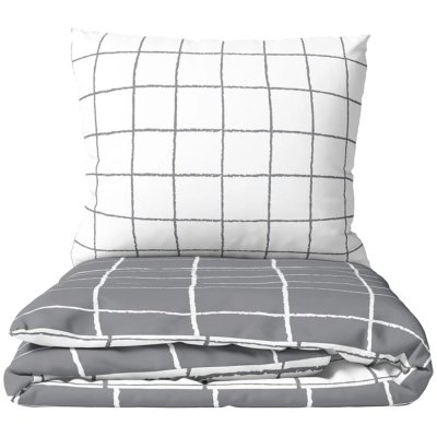 Flanelové ložní povlečení Kostka City