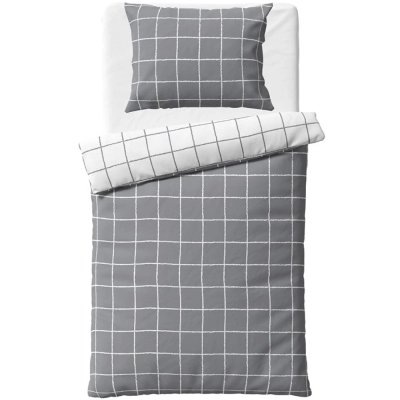 Flanelové ložní povlečení Kostka City