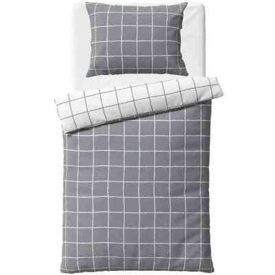 Flanelové ložní povlečení Kostka City