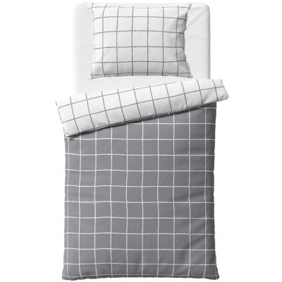 Flanelové ložní povlečení Kostka City