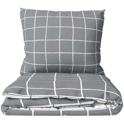 Flanelové ložní povlečení Kostka City