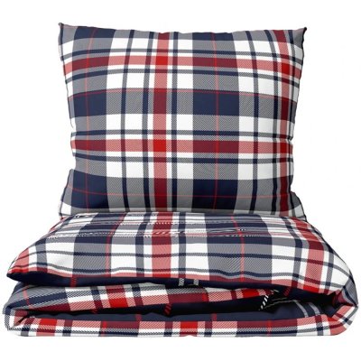 Flanelové ložní povlečení Káro Oxford