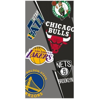 Bavlněná plážová osuška Basketbalové týmy NBA