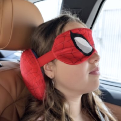 Cestovní polštářek s oční maskou Spiderman