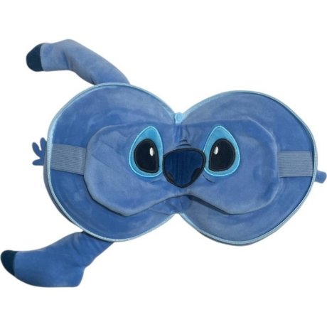 Plyšový cestovní polštářek s oční maskou Stitch