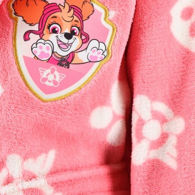 Dívčí fleece župan s kapucí Paw patrol - Skye