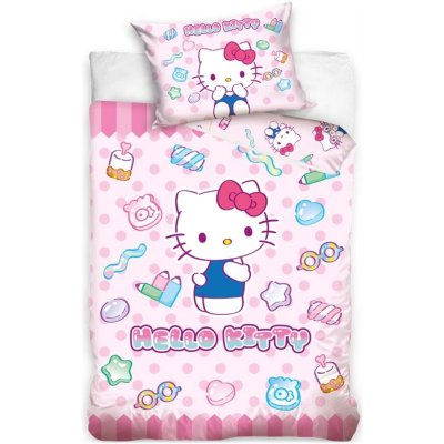 Povlečení do dětské postýlky Hello Kitty - Sladké snění