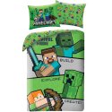 Oboustranné ložní povlečení z mikrovlákna Survival Mode - Minecraft