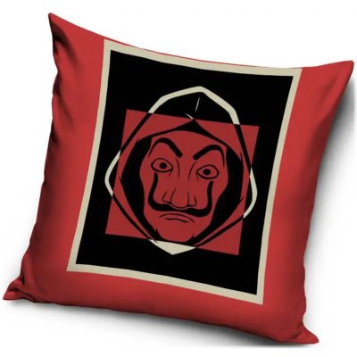 Povlak na polštář Papírový dům - Money Heist – Dali Mask