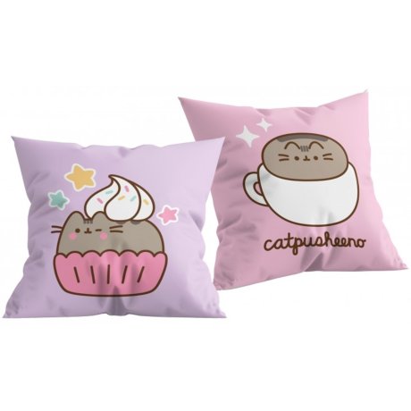 Oboustranný polštář Pusheen - Catpusheeno & Cupcake