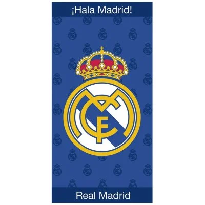 Bavlněná fotbalová osuška FC Real Madrid - Crest Navy