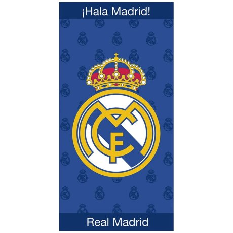Bavlněná fotbalová osuška FC Real Madrid - Crest Navy