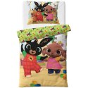 Bavlněné ložní povlečení Zajíček Bing a Sula ve školce
