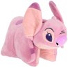 Multifunkční 3D polštářek licence Lilo &amp; Stitch - motiv Angel, vyrobený z jemného mikroplyše. Rozložený polštář lze využít k relaxaci. Po složení a zapnutí suchým zipem na spodní straně vznikne plyšová postavička na hraní, nebo jako dekorace.