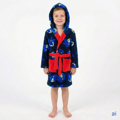 Chlapecký župan s kapucí Ježek Sonic