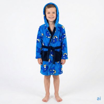 Chlapecký župan s kapucí Ježek Sonic