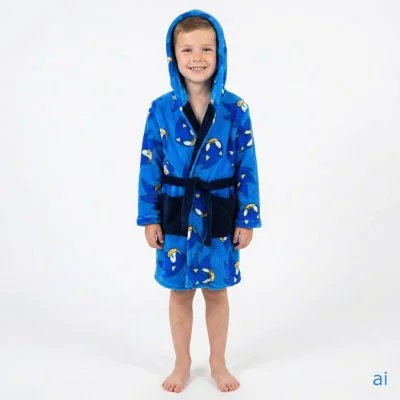 Chlapecký župan s kapucí Ježek Sonic