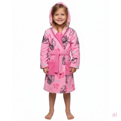 Dívčí župan s kapucí Paw Patrol