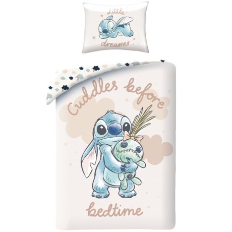 Bavlněné ložní povlečení Stitch - Mazlení před spaním