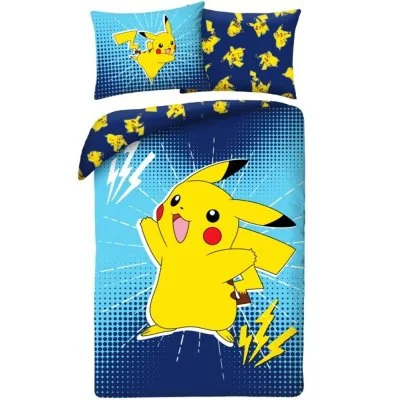 Ložní povlečení z mikrovlákna Pokémon Pikachu