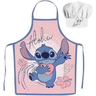 Dětská zástěra s kuchařskou čepicí Lilo & Stitch - Aloha