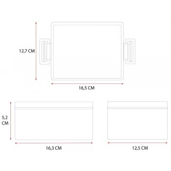 Box na svačinu s klipsami Gábinin kouzelný domek