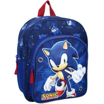 Dětský batoh s velkou přední kapsou Ježek Sonic - Still Unstoppable