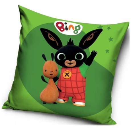 Dětský velurový polštář Zajíček Bing a Flop