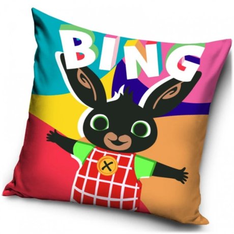 Velurový povlak na polštář Veselý Zajíček Bing