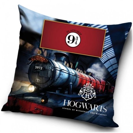 Velurový povlak na polštář Harry Potter - Expres do Bradavic