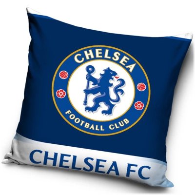 Velurový povlak na polštář Chelsea FC - Dark Blue