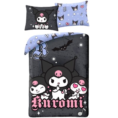 Ložní povlečení z mikrovlákna Kuromi - Midnight Punk
