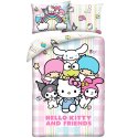 Ložní povlečení z mikrovlákna Hello Kitty and Friends