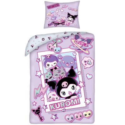 Ložní povlečení z mikrovlákna Kuromi – Galaxy Pop