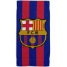 Licencovaná osuška FC Barcelona s tradičním pruhovaným motivem Blaugrana a klubovým erbem uprostřed. Je vyrobená z dobře savého a rychleschnoucího mikrovlákna. Osuška má nadstandardní rozměr 100 × 180 cm.