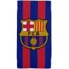 Licencovaná osuška FC Barcelona s tradičním pruhovaným motivem Blaugrana a klubovým erbem uprostřed. Je vyrobená z dobře savého a rychleschnoucího mikrovlákna. Osuška má nadstandardní rozměr 100 × 180 cm.