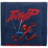 Dětská textilní peněženka Spider-man od MARVELu s motivem "Thwip" z odolného polyesteru. Uzavírání na suchý zip, kapsa na mince na zip, rozměry zavřené peněženky 10 x 10 cm. Ideální pro uložení bankovek, mincí a karet, perfektní do školy nebo na výlety.