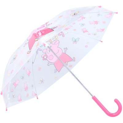 Dívčí transparentní deštník Prasátko Peppa