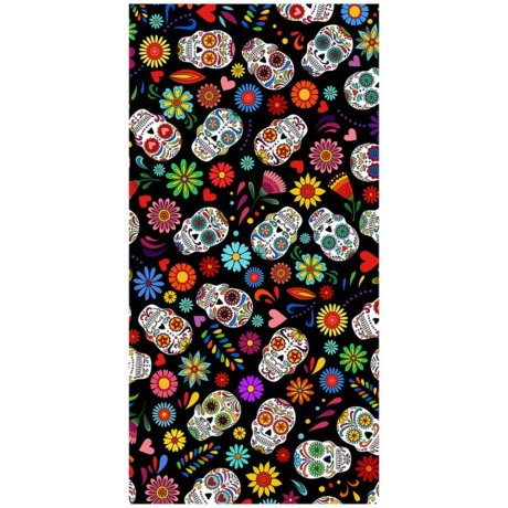 Bavlněná plážová osuška Lebky Mexicana