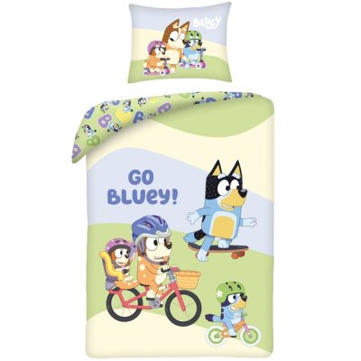 Bavlněné ložní povlečení Bluey - Sportovní den