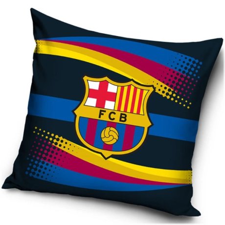 Velurový polštář FC Barcelona - Wave