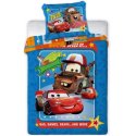 Povlečení do dětské postýlky Auta - McQueen a Burák