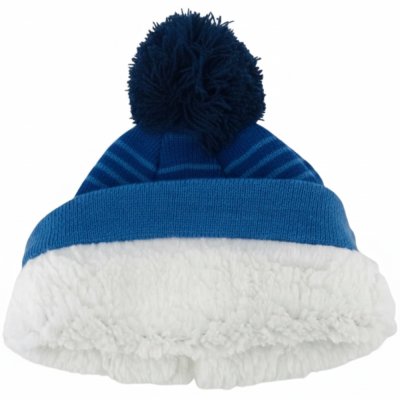 Chlapecká zimní pletená čepice s bambulí a beránkem Tlapková patrola