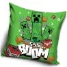 Oboustranný povlak na polštářek Minecraft - motiv Creeper Boom. Je vyroben z hebkého veluru s gramáží 190 g/m². Materiál je velmi příjemný na dotek a uchovává si syté barvy i po mnoha praních. Povlak má praktické zapínání na zip a rozměr 40x40 cm ± 2 cm