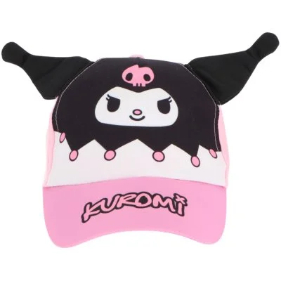 Dívčí kšiltovka Kuromi s 3D oušky