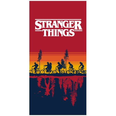 Bavlněná osuška Stranger Things - Upside Down