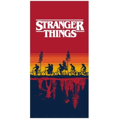 Bavlněná osuška Stranger Things - Upside Down