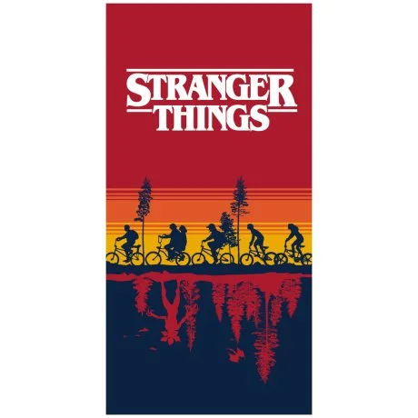 Bavlněná osuška Stranger Things - Upside Down